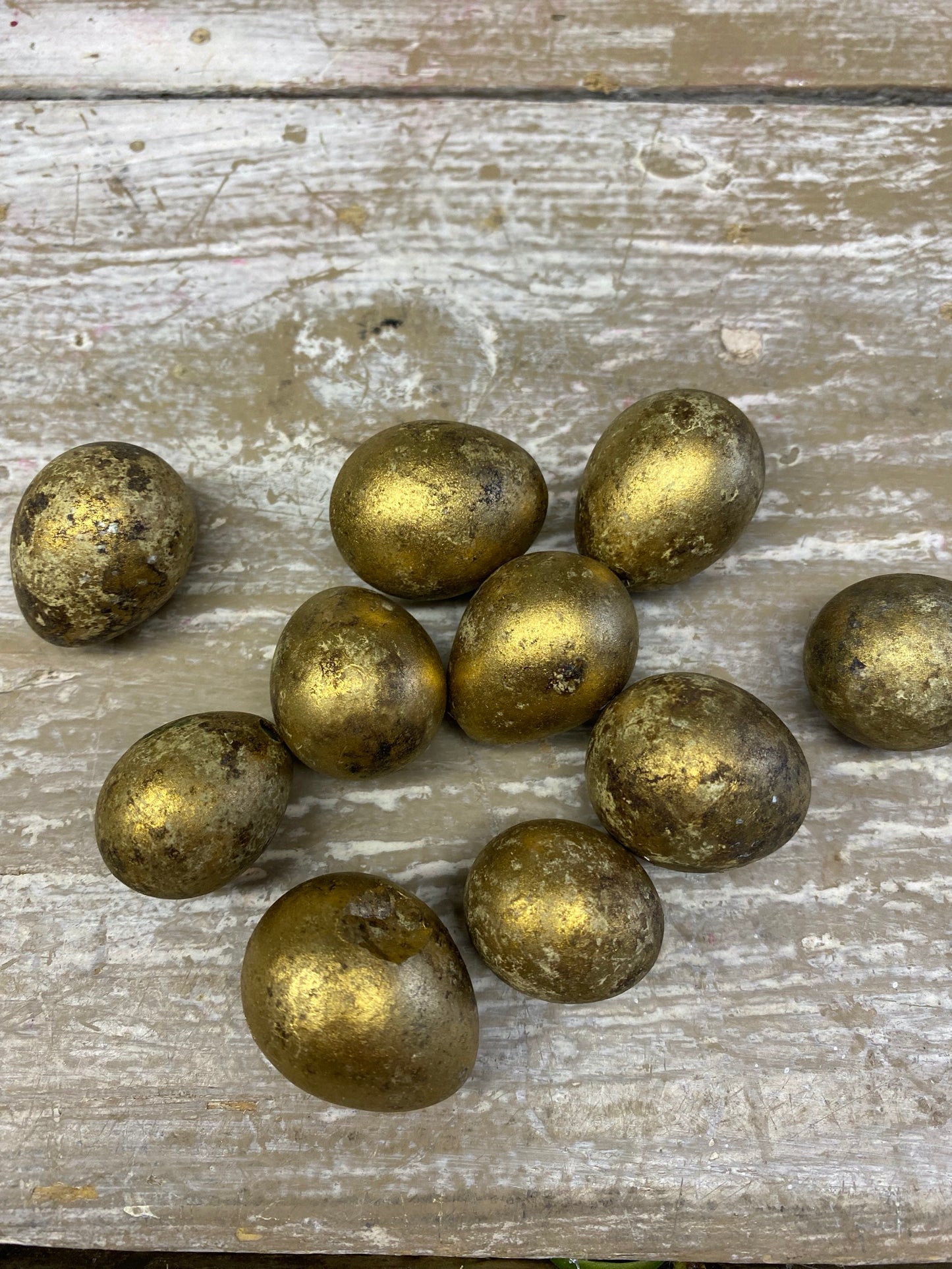 kwarteleitjes, goud, per 10stuks