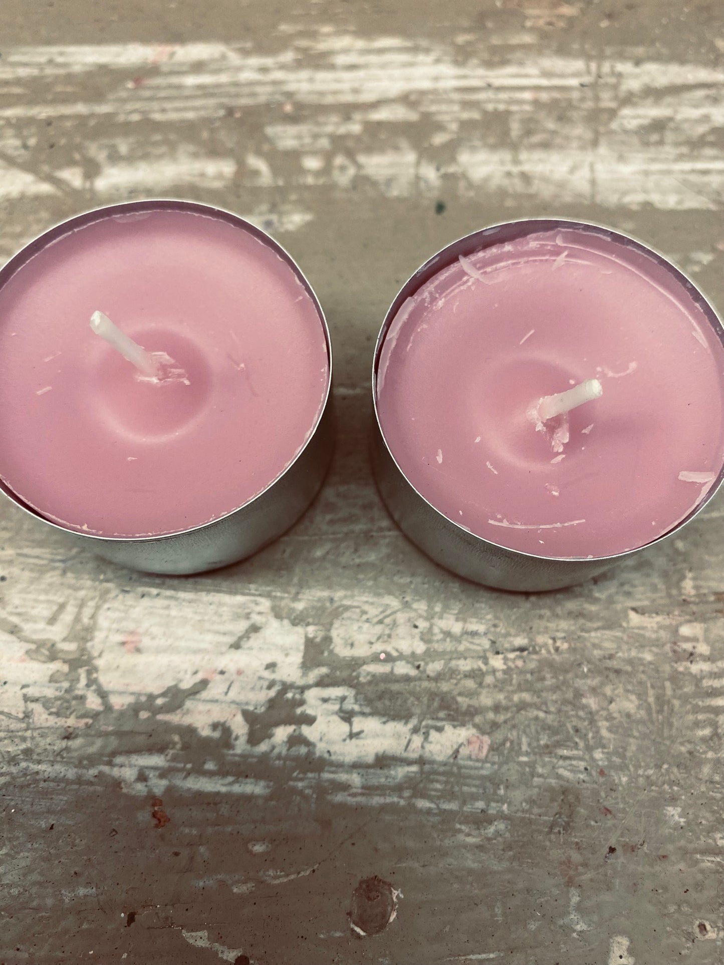 Theelicht cups, roze, per 2 stuks