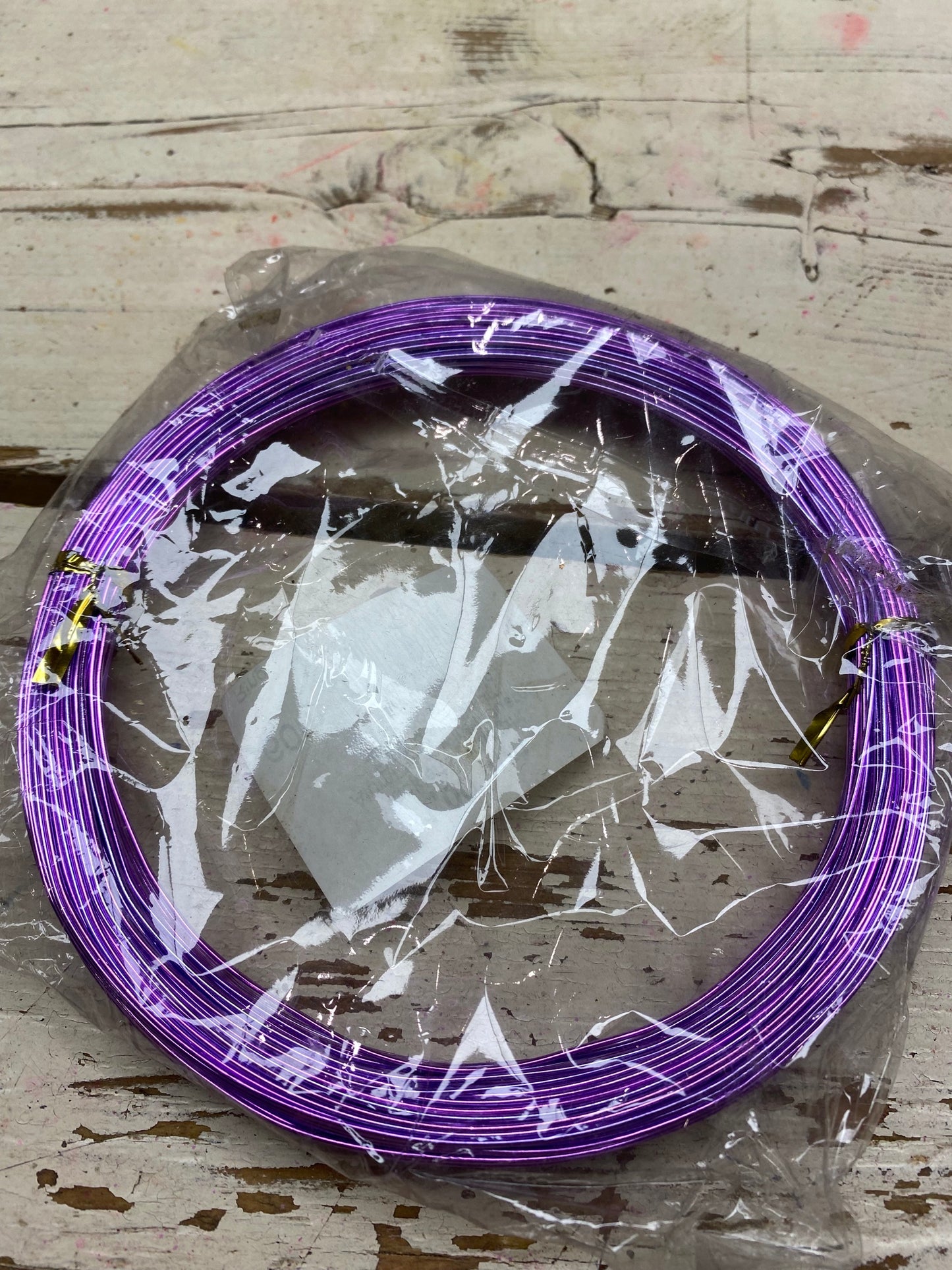 Aluminium draad lila 1mm dik