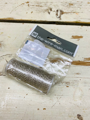 Bouillon draad zilverkleurig per rol van 100 gram
