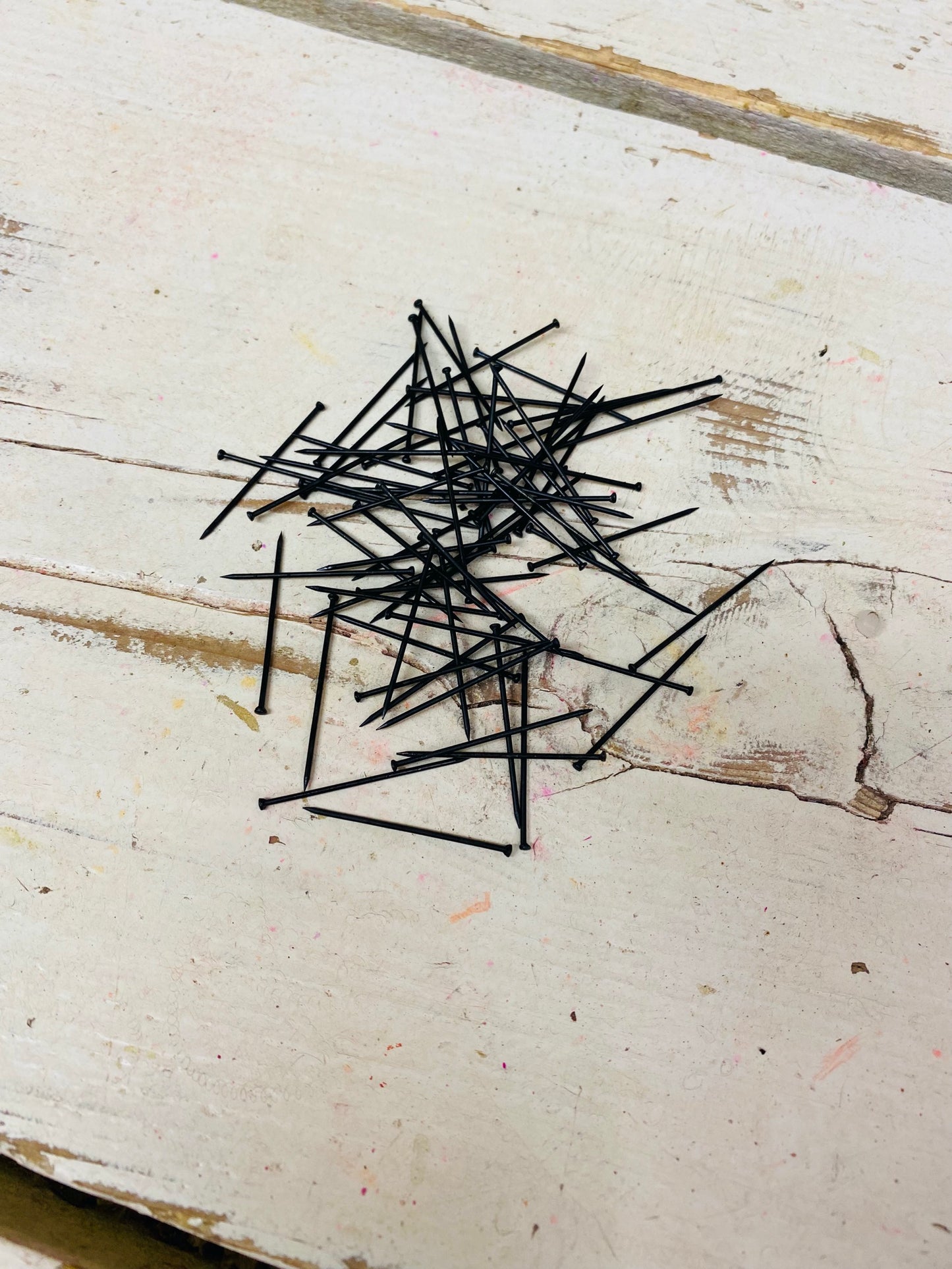 Etalage spelden, per 40stuks, zwart