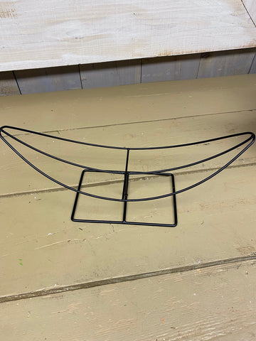 IJzeren standaard , zwart, omgekeerde banaan vorm, H17cm, Br43cm, per stuk