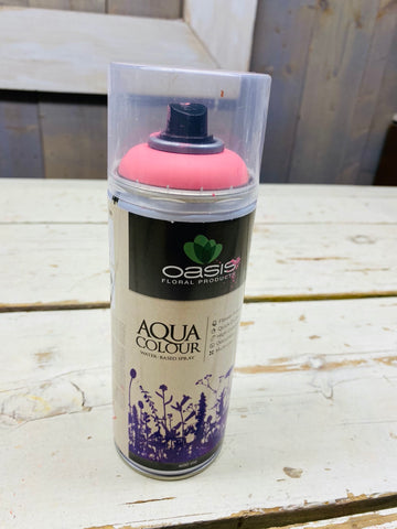 spuitbus verf roze, per stuk