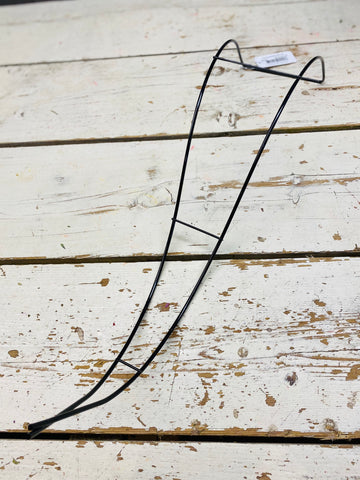 Snake, ijzeren frame, zwart, L65cm, breedte 13cm (nieuwe voorraad)