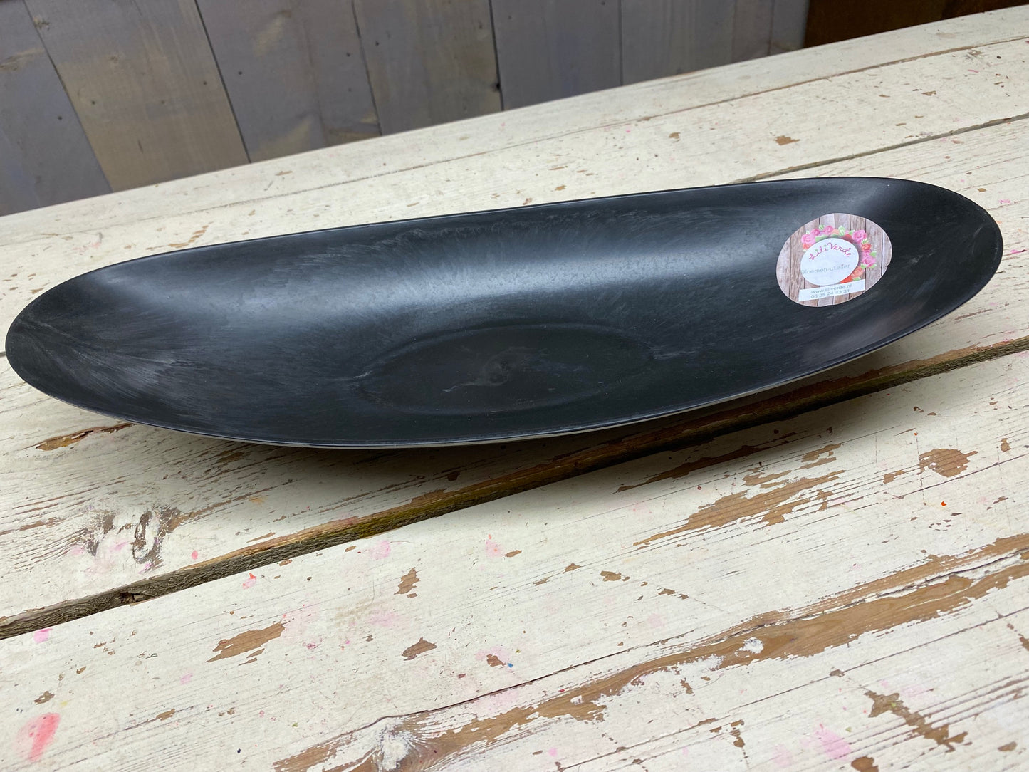 Bootschaal, grijs, plastic, per stuk, L40cm