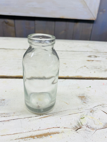 Glazen flesje / vaasje, klein, H6cm, per stuk