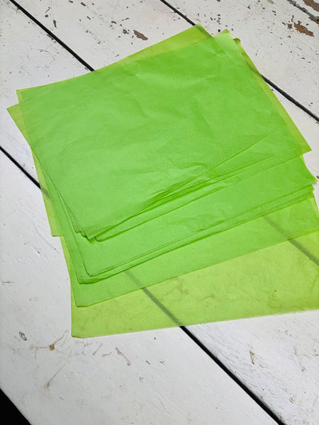 Inpak vellen, doorzichtig papier, per 15 stuks