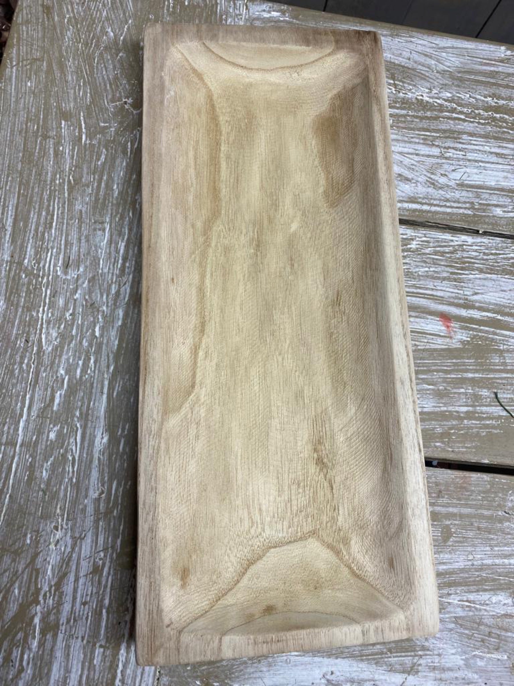 Houten plank, onbewerkt naturel, L45xB20, per stuk