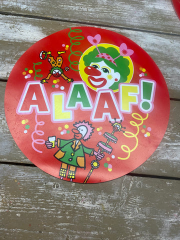 Carnavals Placemat, D43cm, per stuk