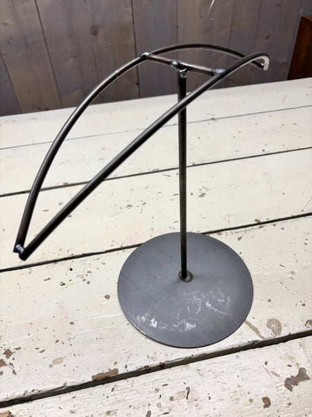 IJzeren standaard , onbewerkt, H30cm, Br38cm D8cm, per stuk
