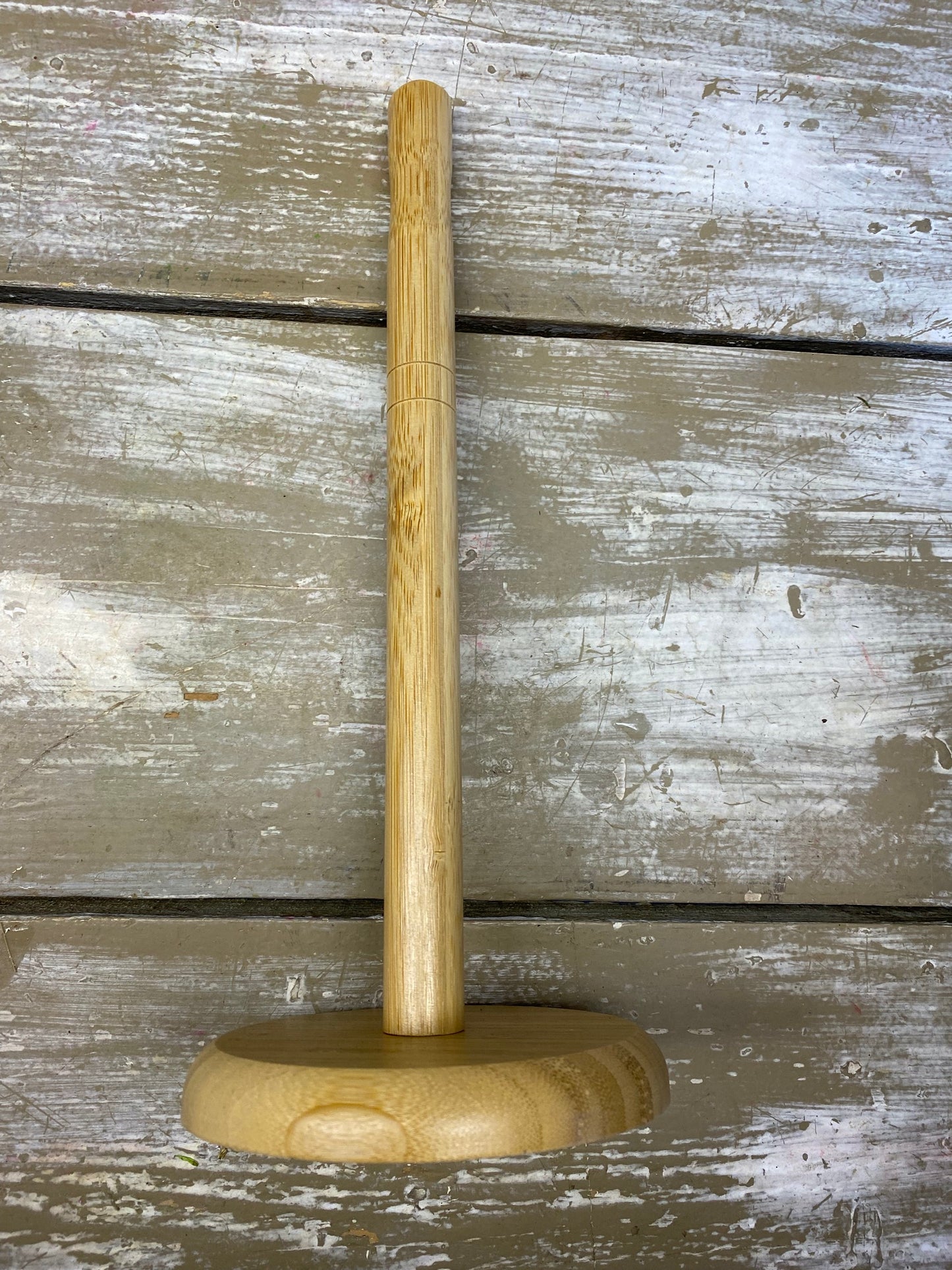 Keukenrol houder, hout, H33cm, per stuk