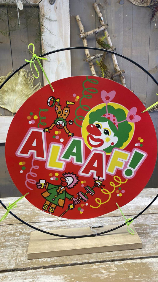 Carnavals Placemat, D43cm, per stuk