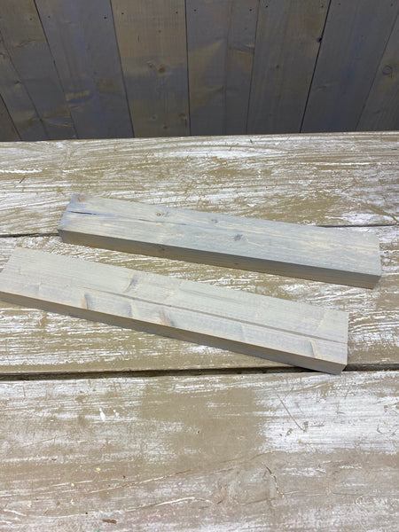 houten balk, L40cm, Br6cm, H3cm per 2stuks