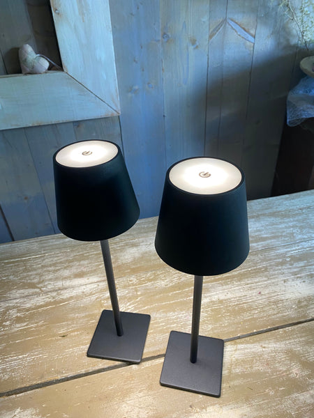 Tafel Lamp, led, 3 licht mogelijkheden, zwart, 11x11x36,5cm, per stuk