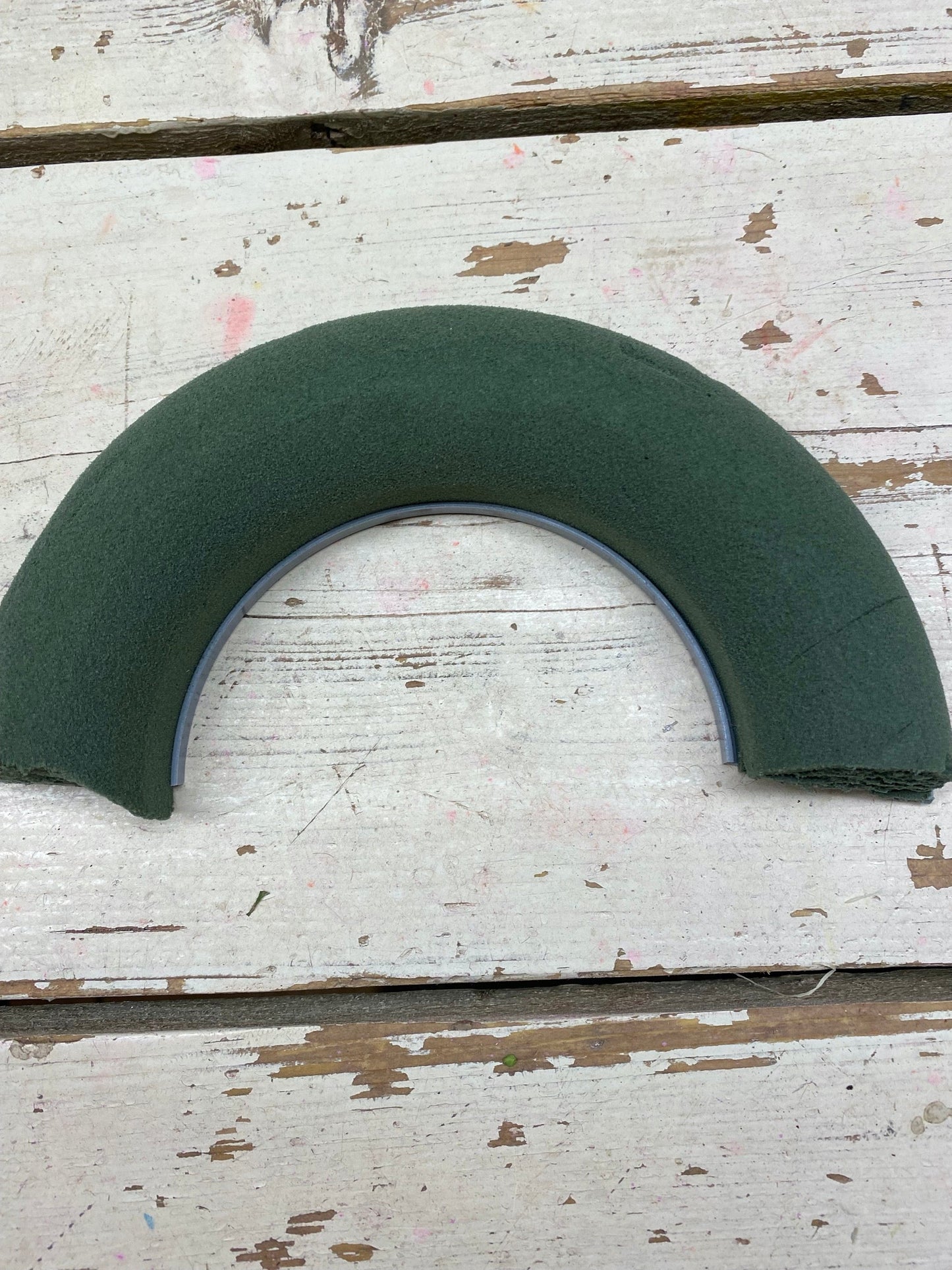 halve steekschuim krans, D25cm, per stuk