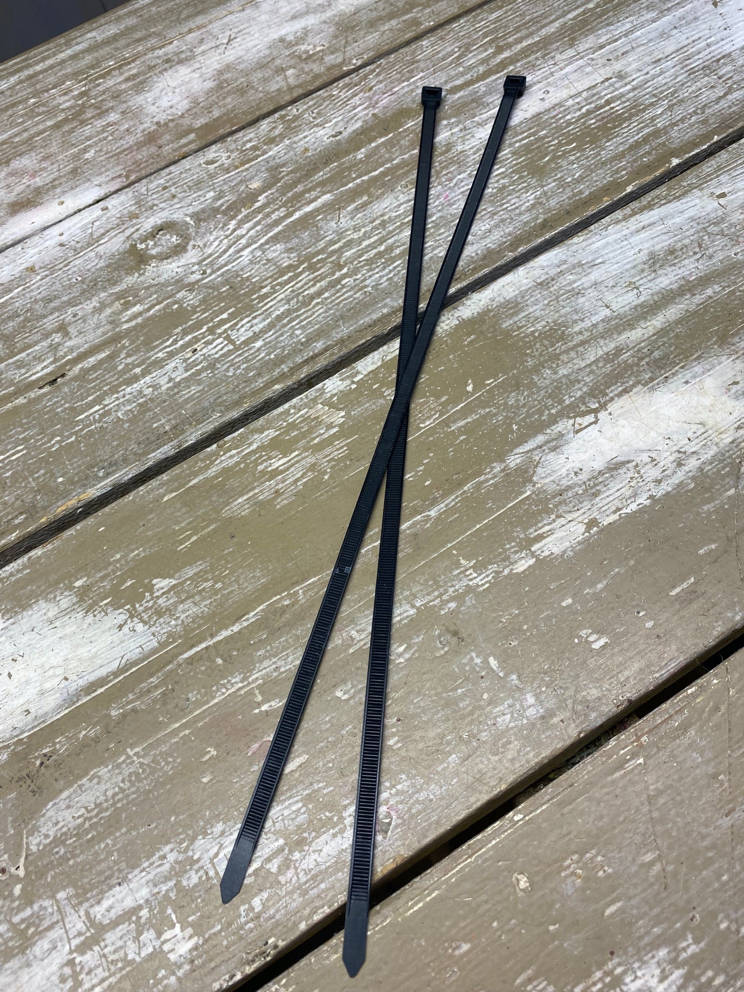Tyrap, zwart, per 2 stuks, L45cm