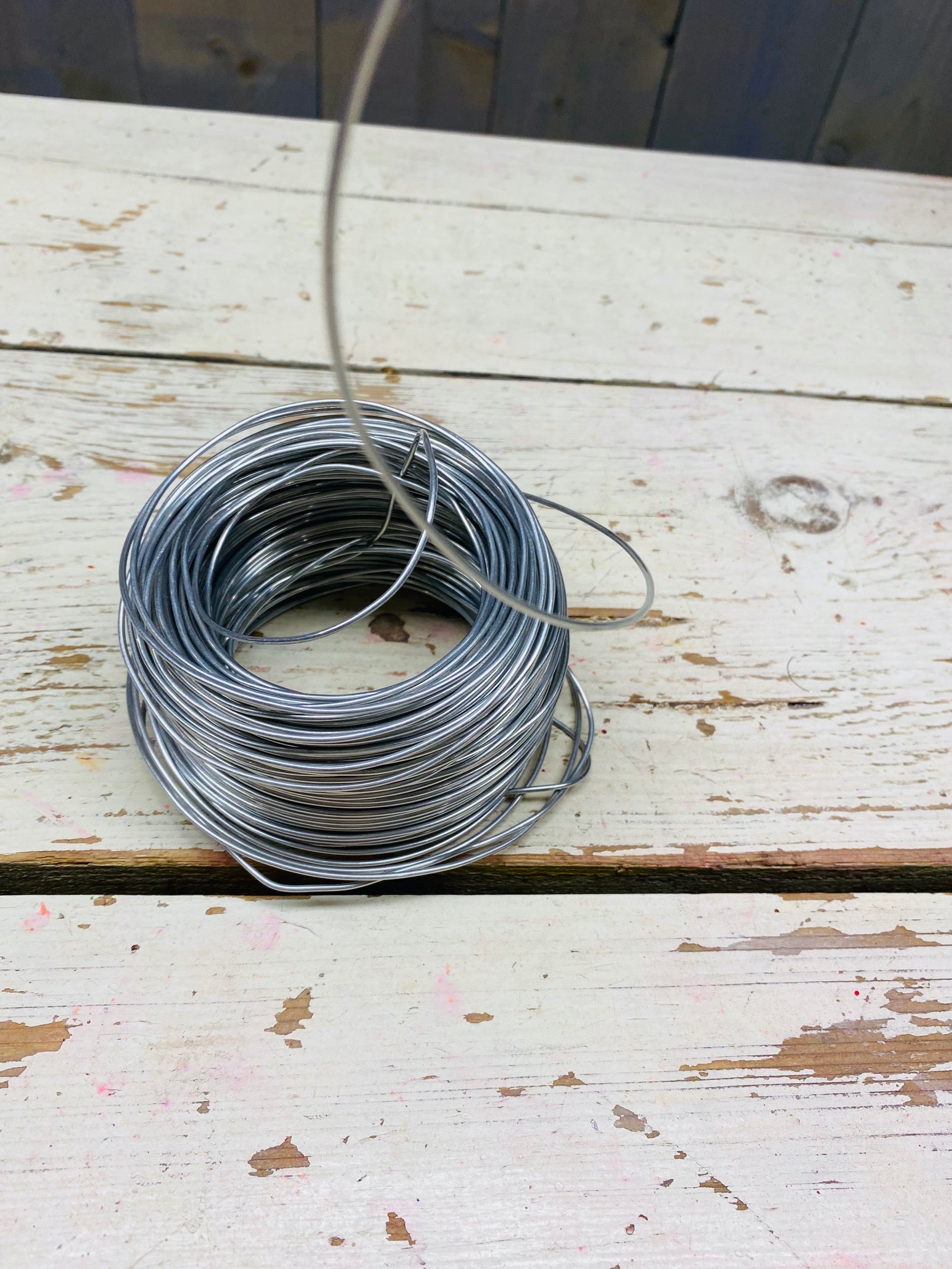 Aluminium draad zilver 2mm dik