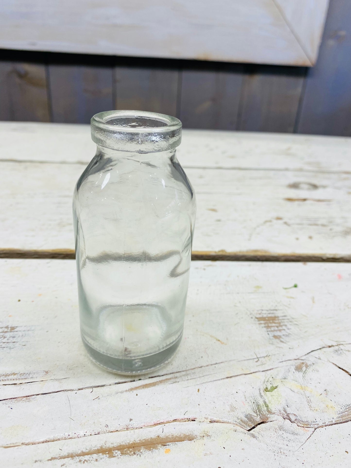 Glazen flesje / vaasje, H11cm, D3cm, per stuk