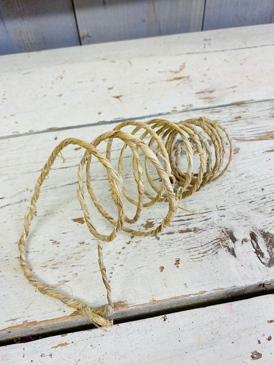 Bindwire rustic, naturel, per meter