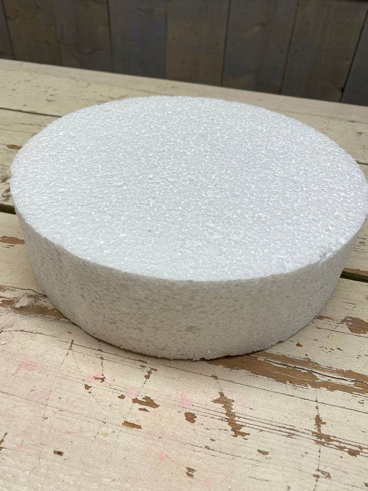 Tempex / Styropor schijf, D15cm, per stuk