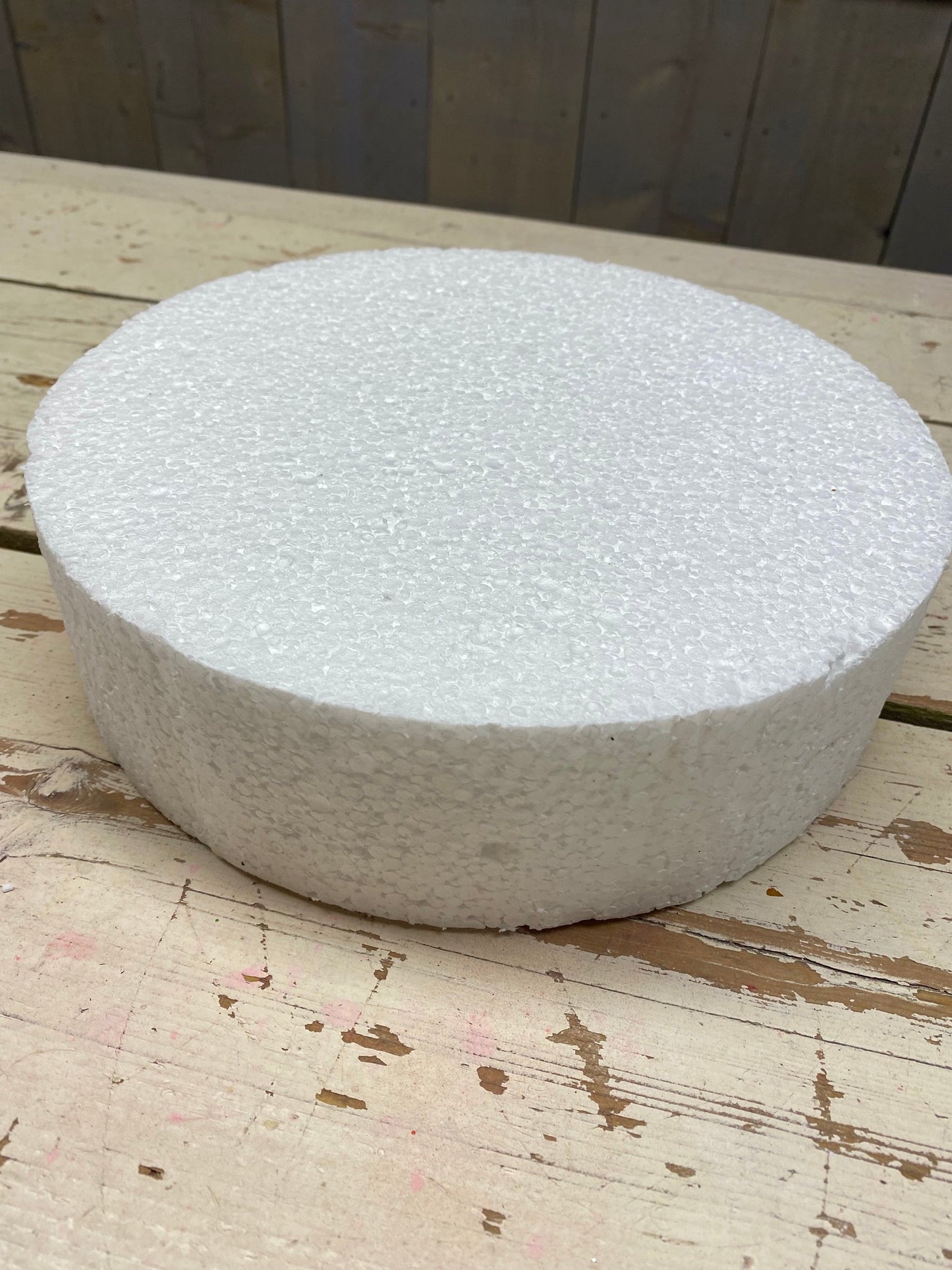 Tempex / Styropor schijf, D20cm, per stuk