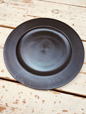 Schaal / Onderbord plastic, grijs D28cm, per stuk
