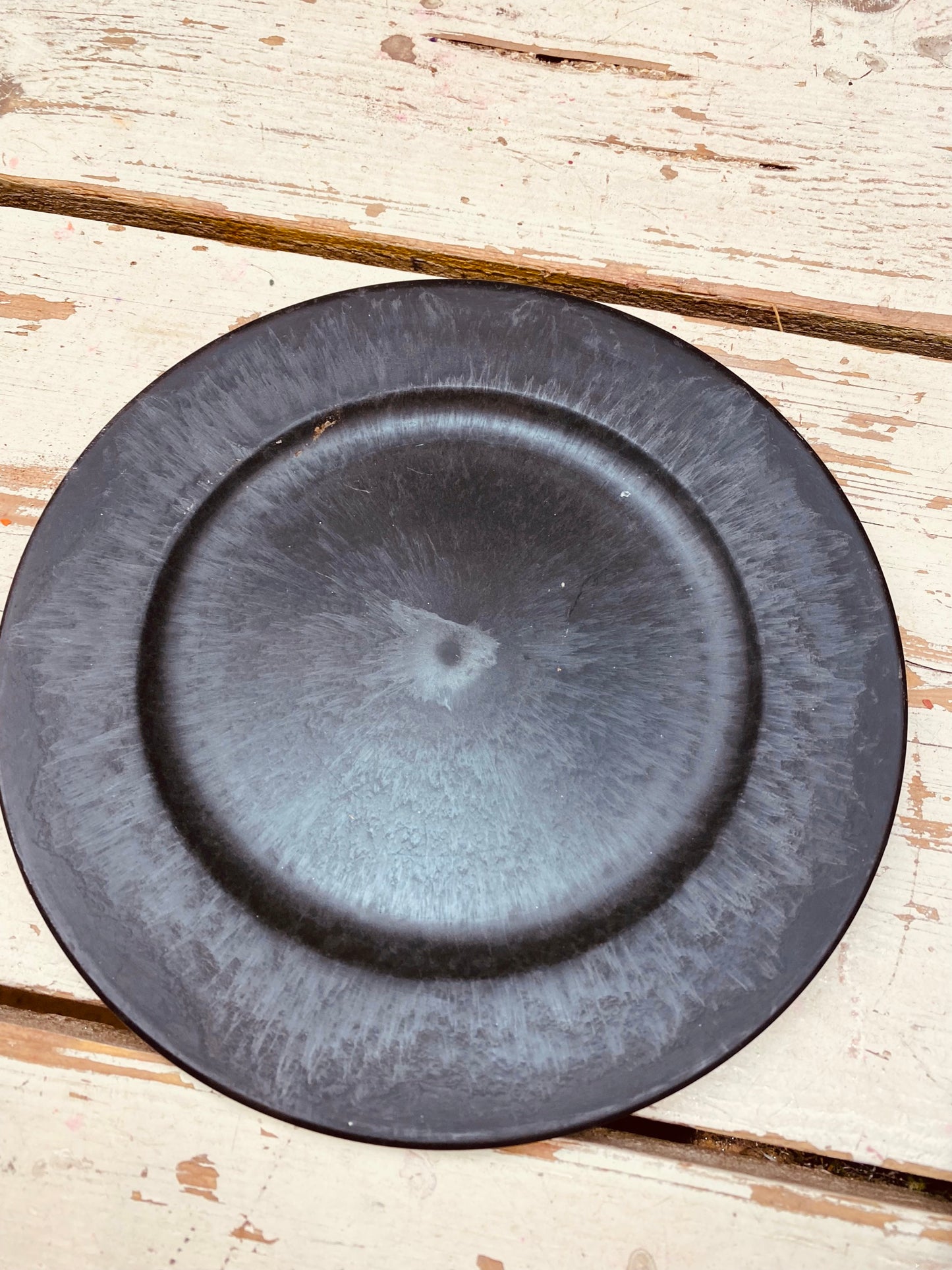 Schaal / Onderbord plastic, grijs D20cm, per stuk