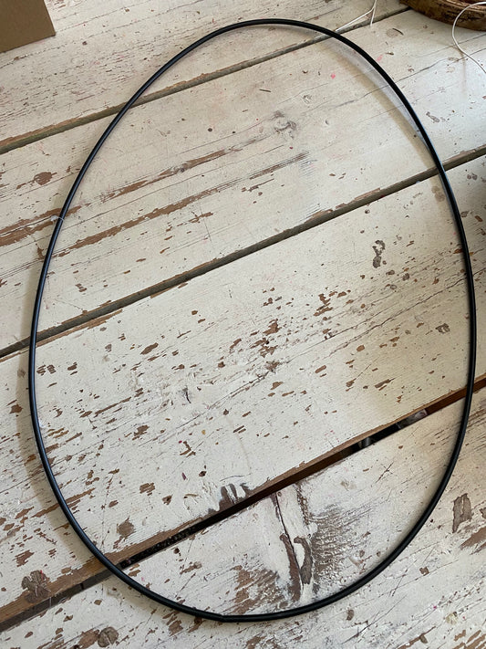 Ei frame, zwart metaal, H58cm
