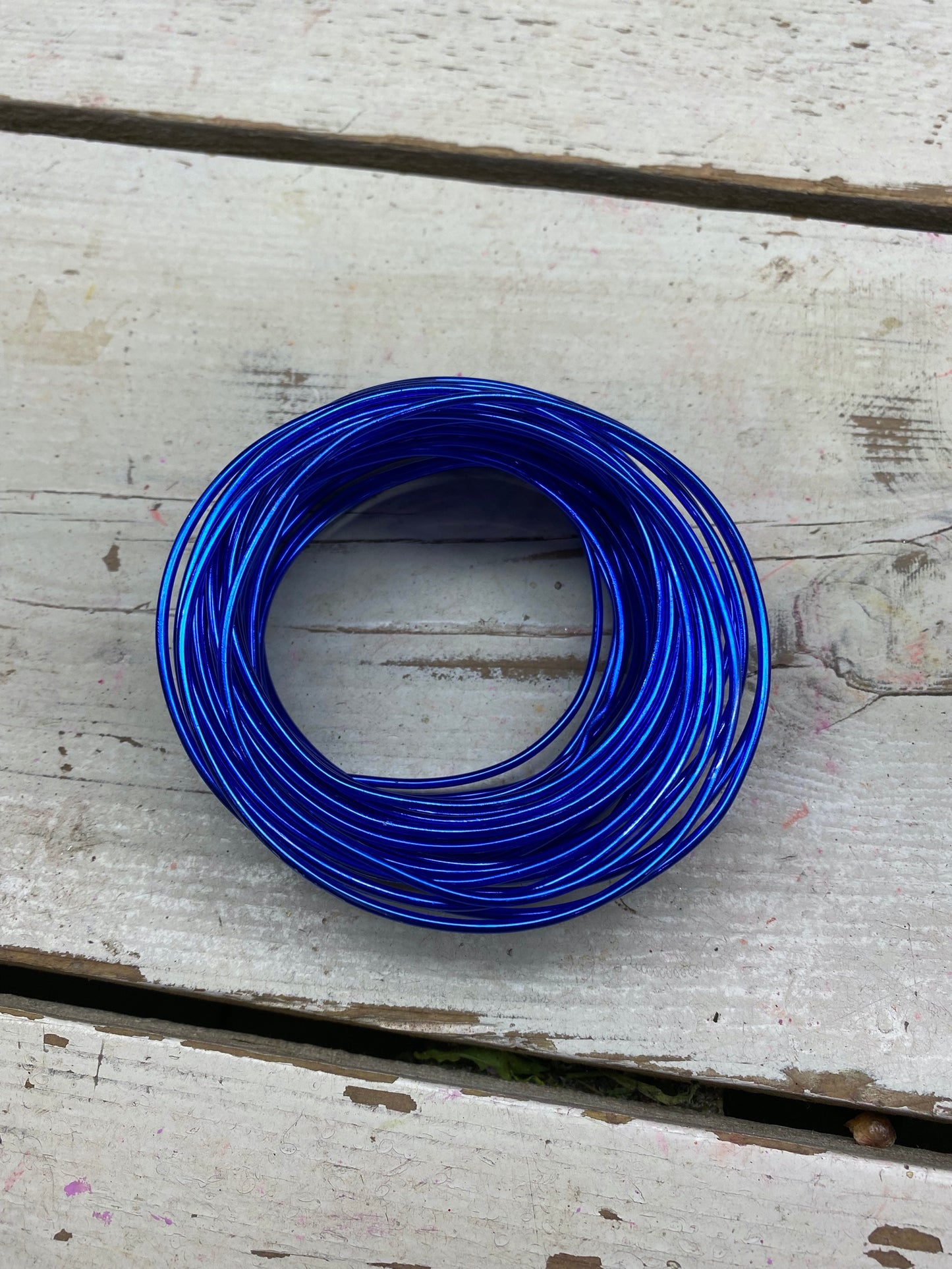 Aluminium draad blauw 2mm dik