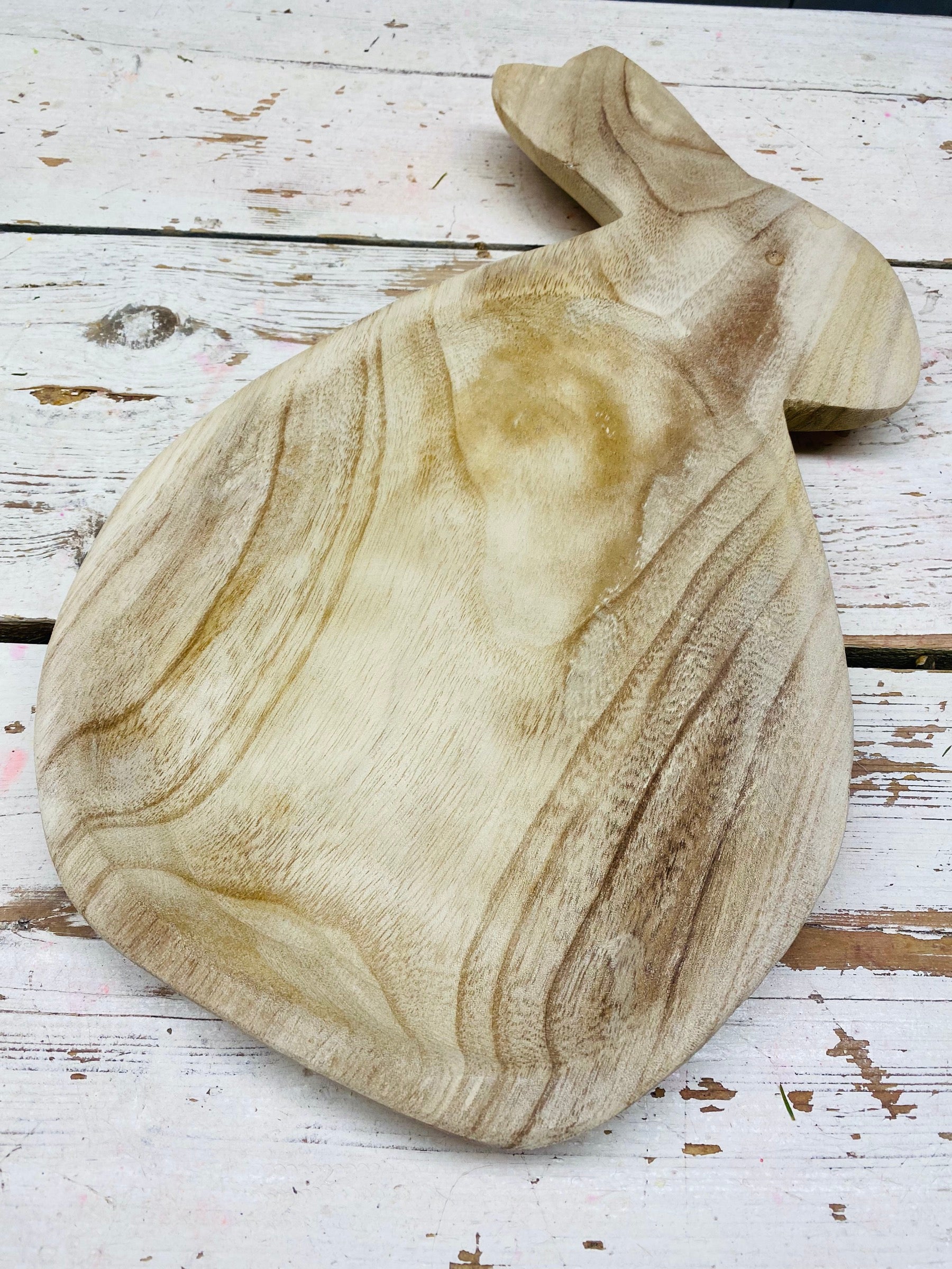 Dienblad, haas, hout, L40cm, per stuk