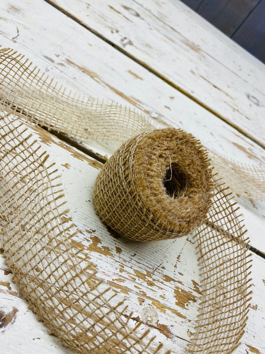 Jute band, naturel, per meter