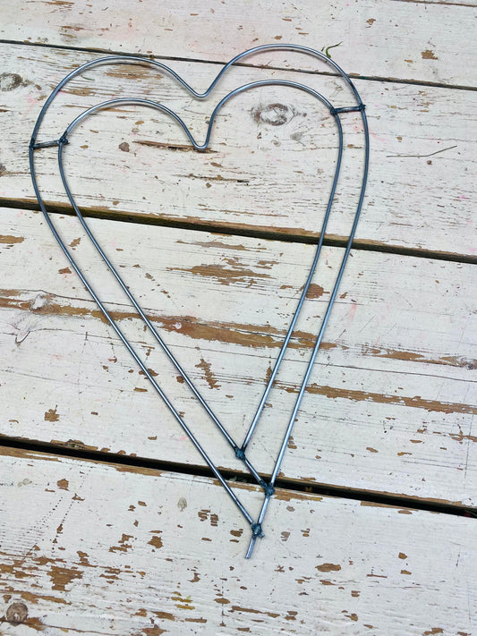 ijzeren hart, dubbele rand, L50cm B32cm