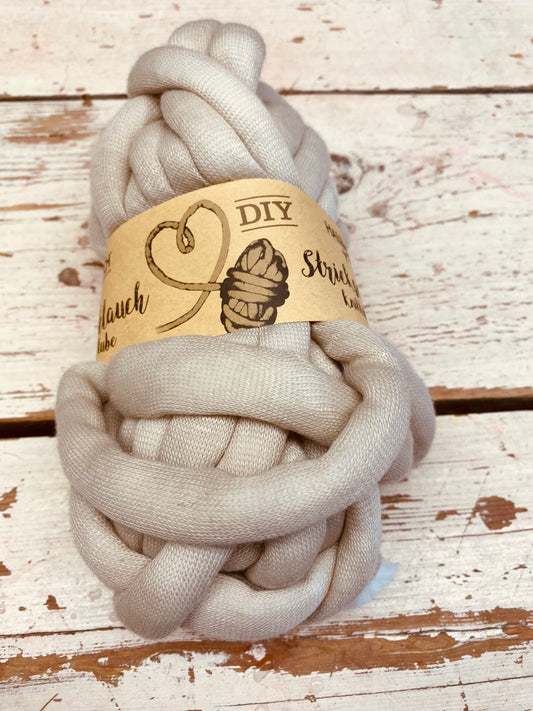 Breibuis, Strickschlauch, creme/beige, per rol, ongeveer 12meter