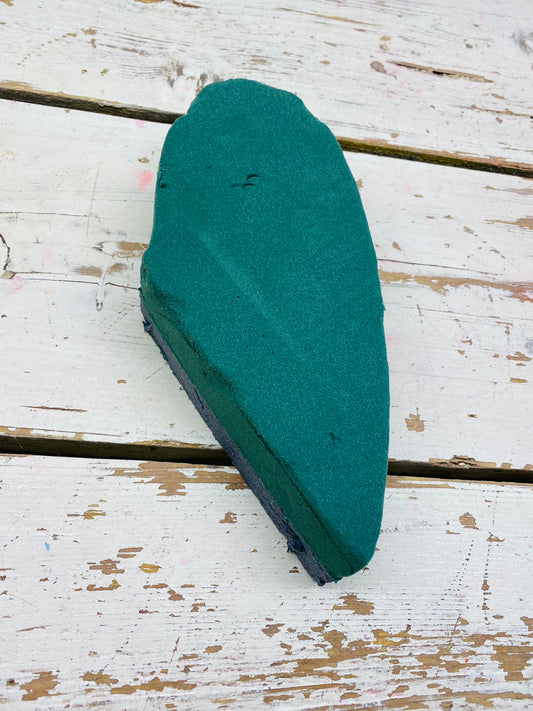 half Oasis hart, tempex onderzijde, L24cm