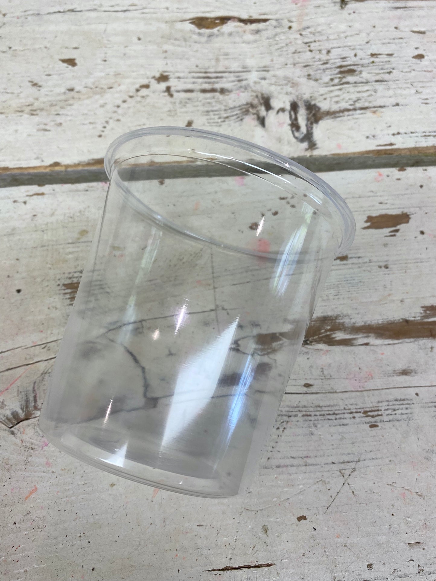 Beker, doorzichtig plastic, D10cm, H10cm
