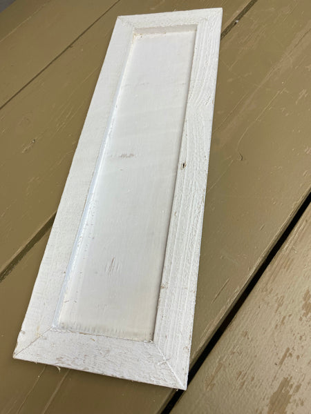 Houten plank, wit, L45xB15xH2cm, per stuk