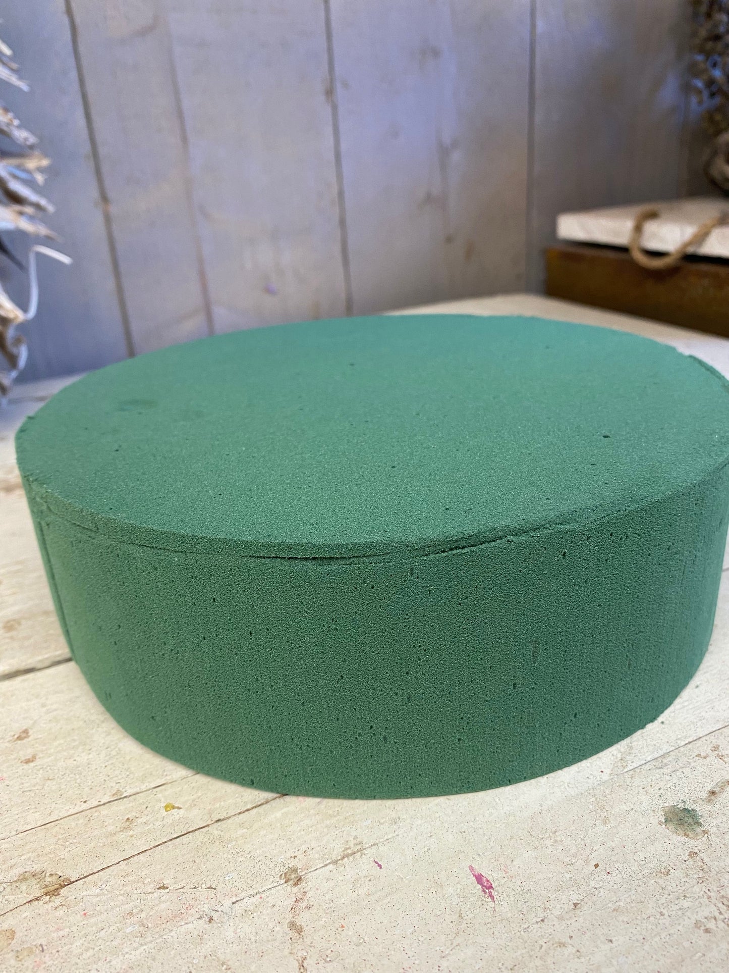 schijf / taart, steekschuim 22 cm doorsnee, per stuk