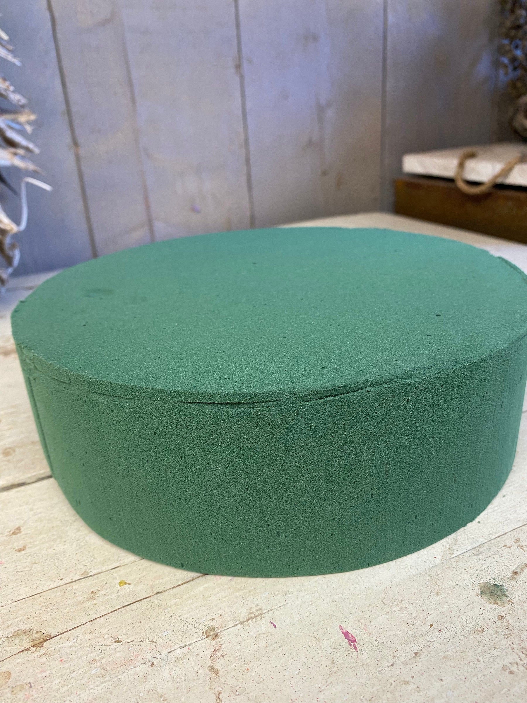 schijf / taart, steekschuim 22 cm doorsnee, per stuk