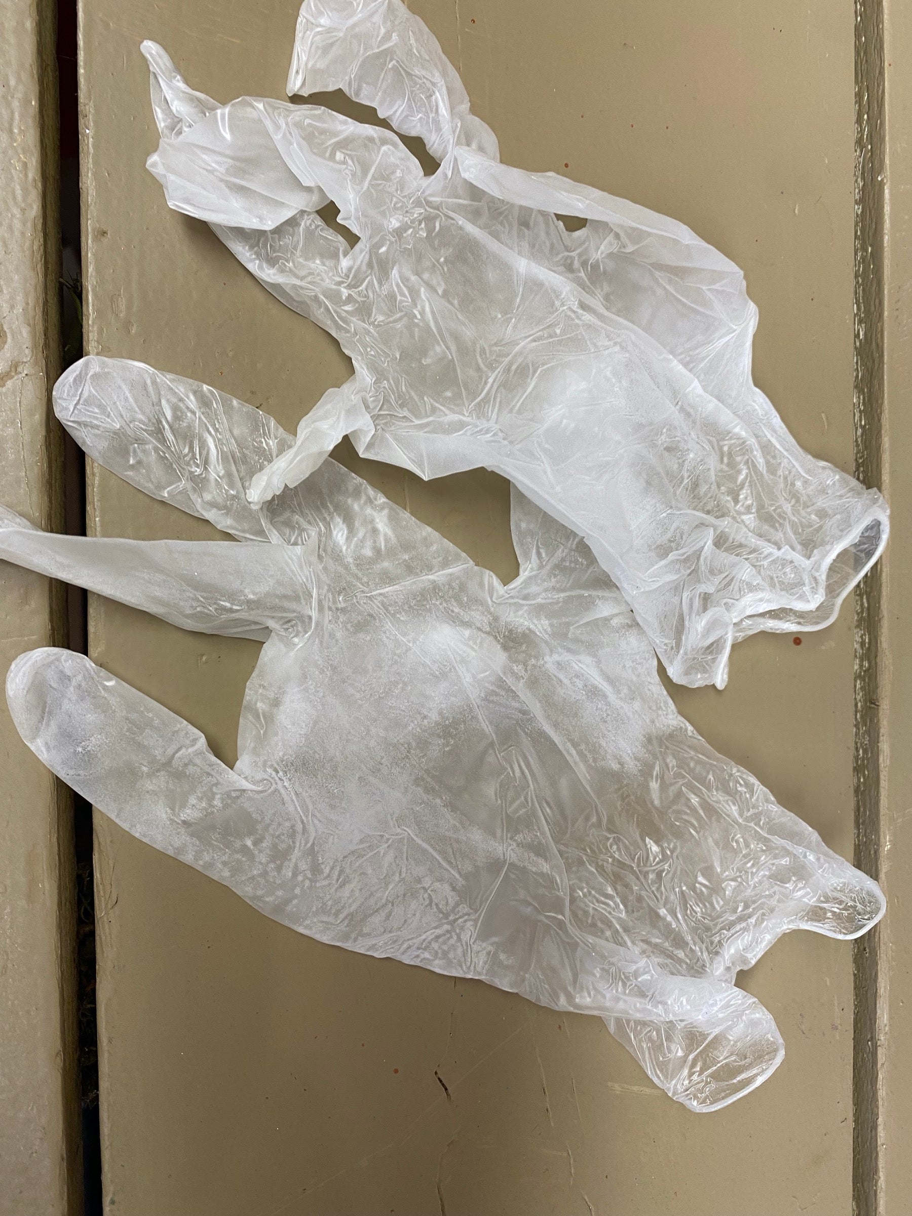 plastic handschoenen, per paar