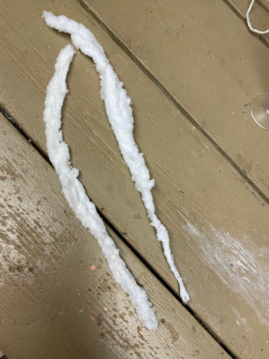 besneeuwde tak, wit, per stuk