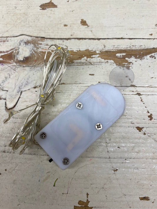 Kerst verlichting LED knoopcell, 1mtr, incl. batterij,
