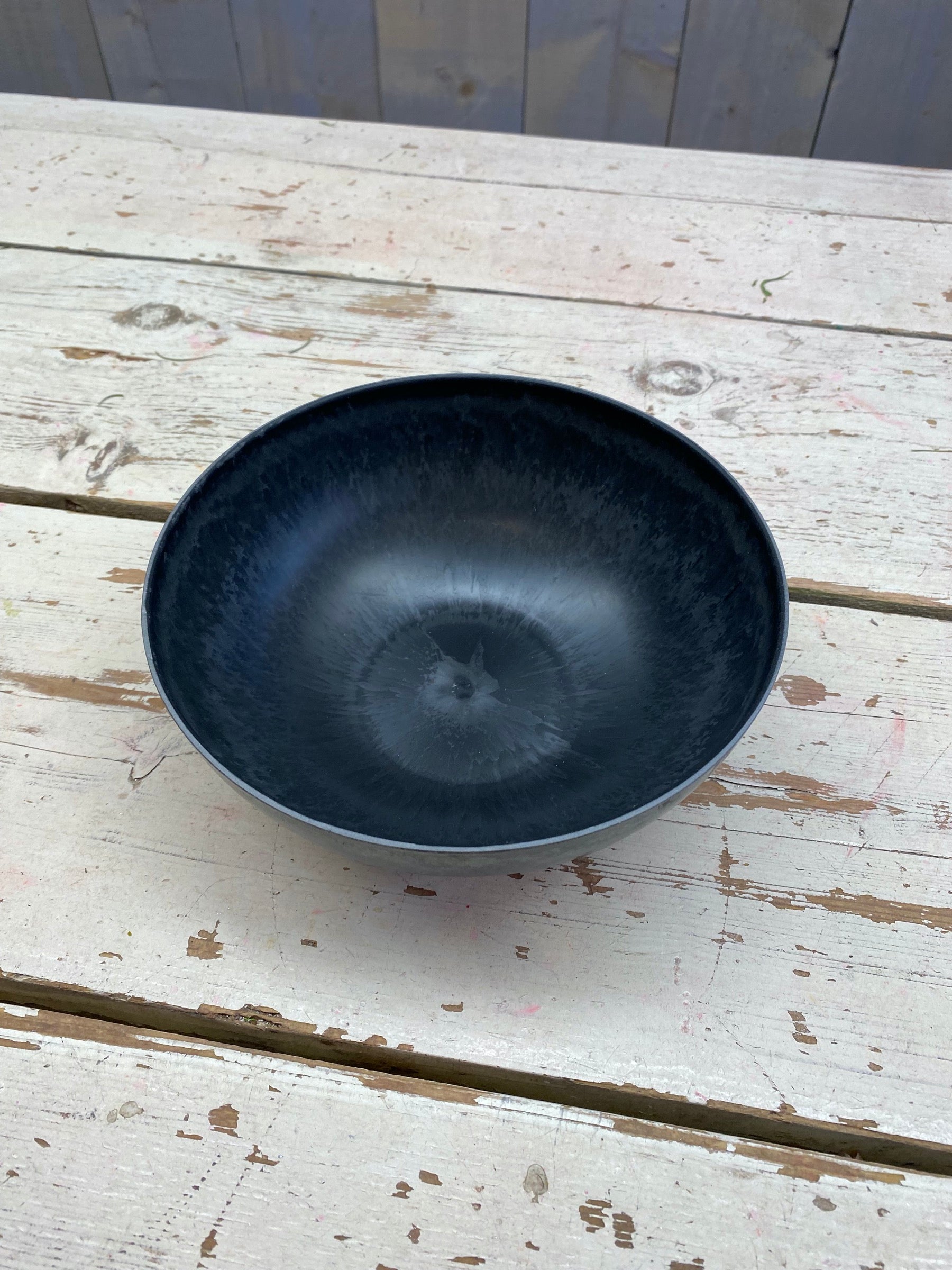Bowl, schaal, plastic, grijs, D20cm H7,5cm, per stuk