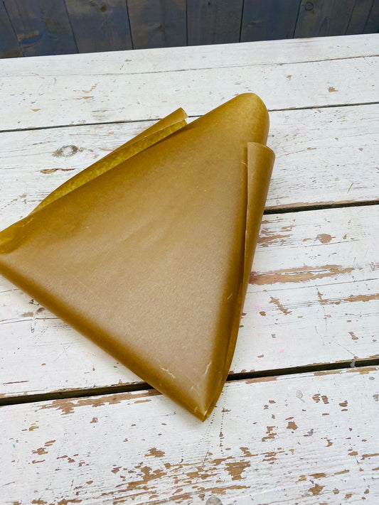 Wax papier, naturel, B30cm, L70cm, per vel