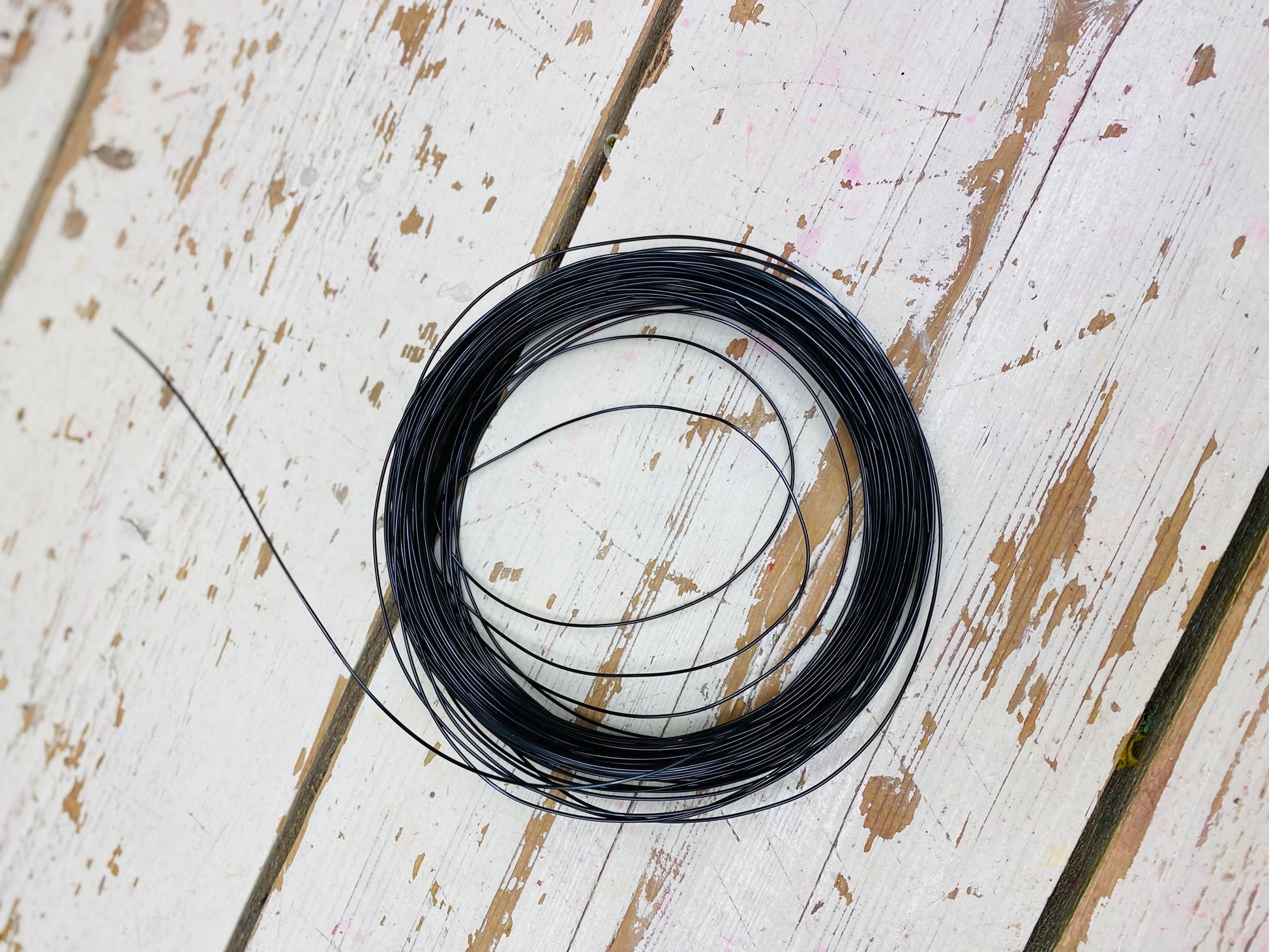 Aluminium draad zwart, 1mm dik