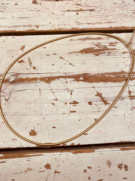 Ei frame, goud, ijzer, metaal, H25cm D17cm, per stuk