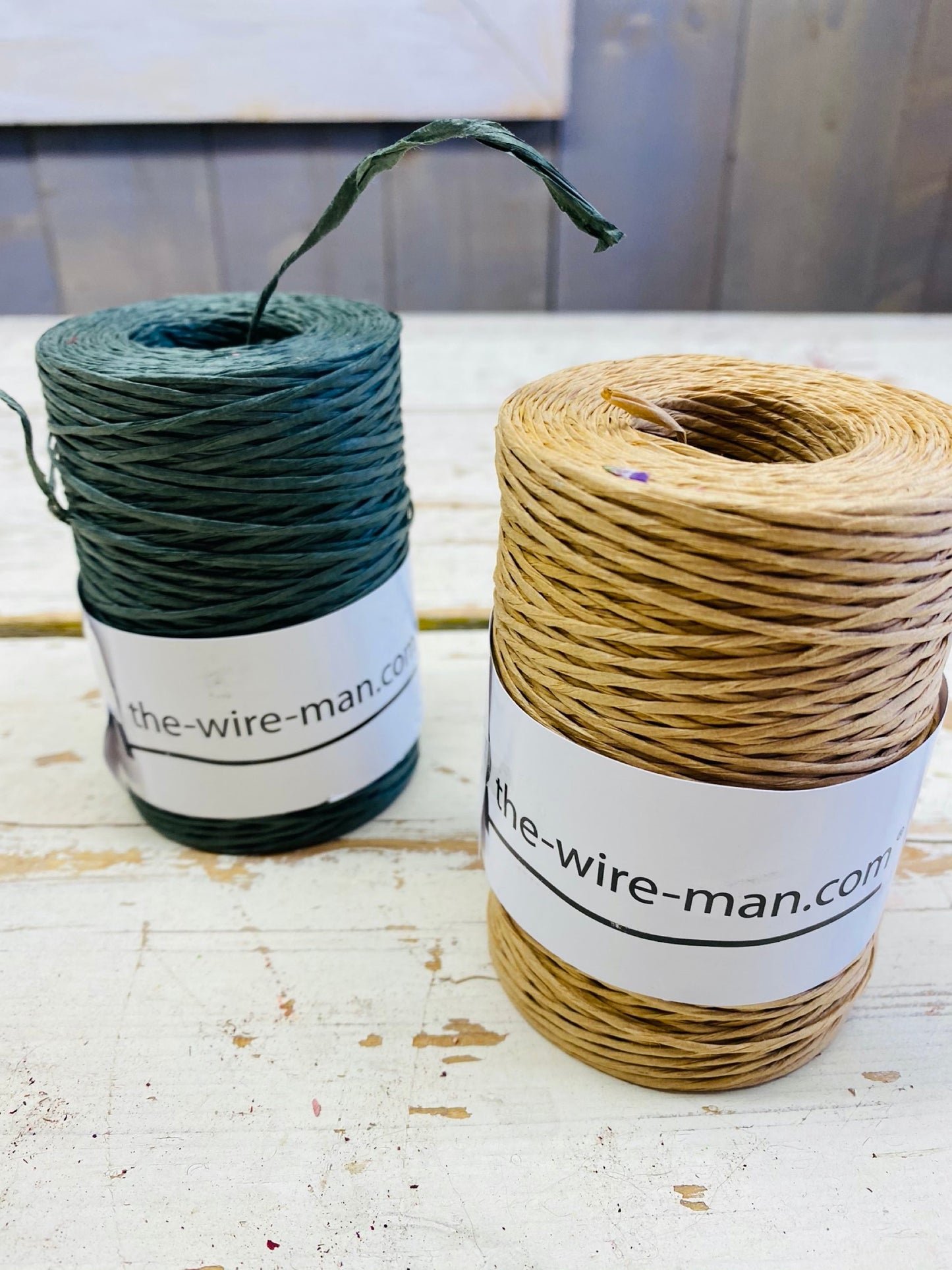 Bindwire bind draad met ijzerdraad 10 meter naturel