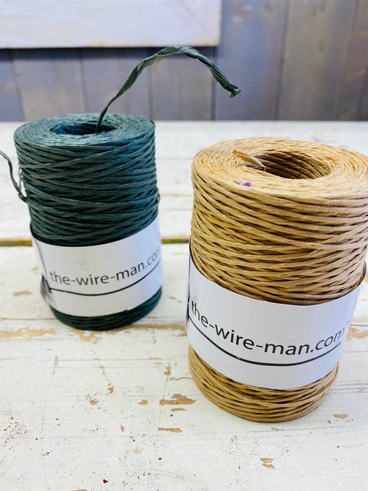 Bindwire bind draad met ijzerdraad 10 meter naturel