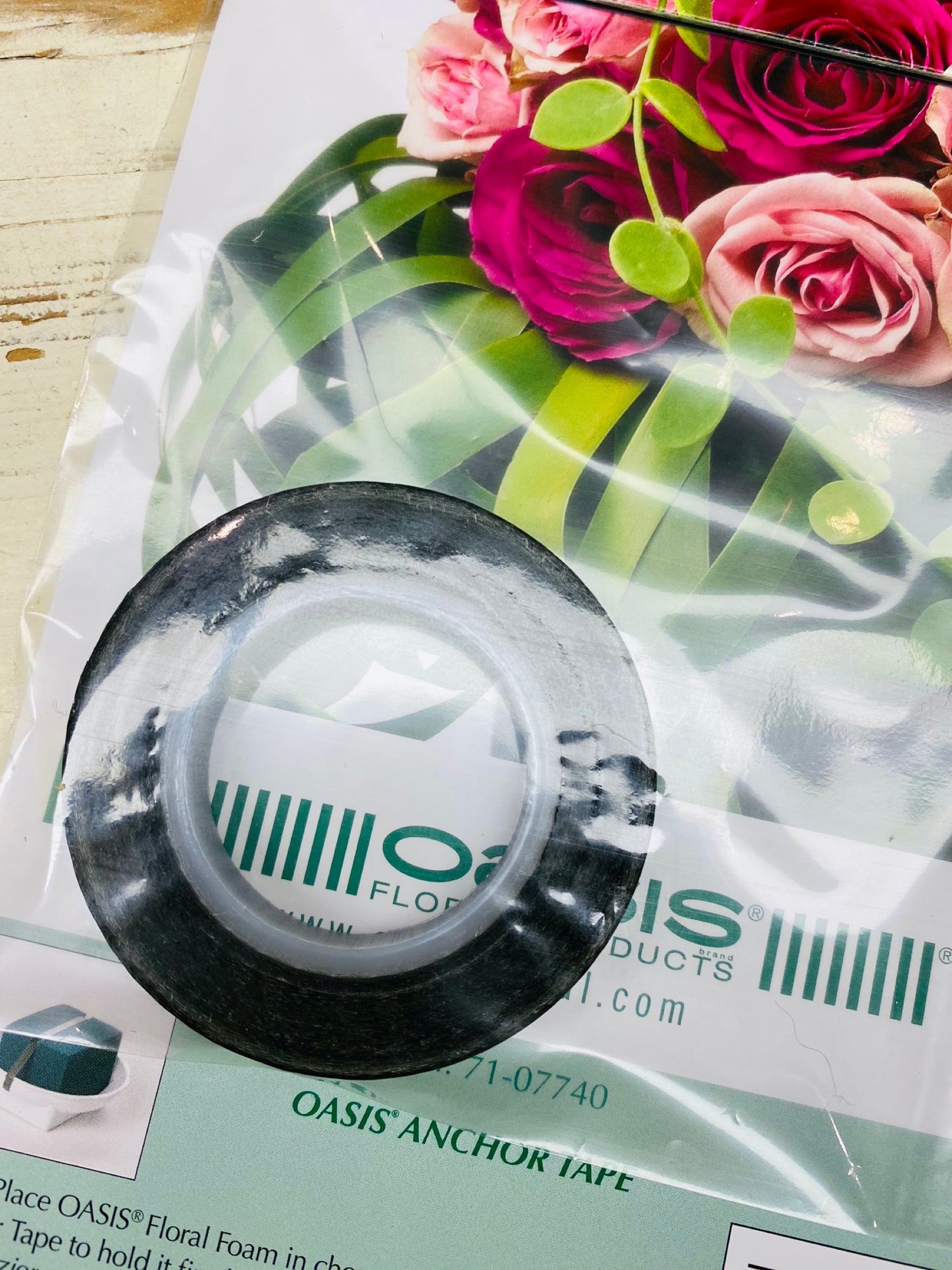 bloemen tape watervast, Anchortape, groen