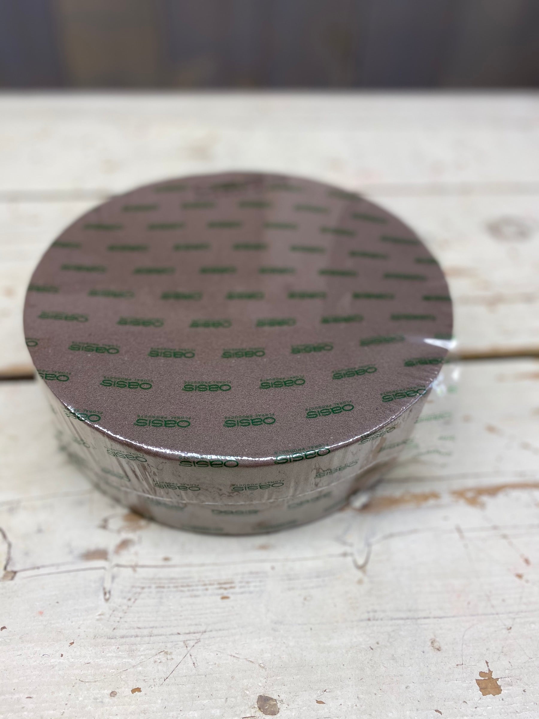 Oasis schijf / taart bio, steekschuim D22 cm