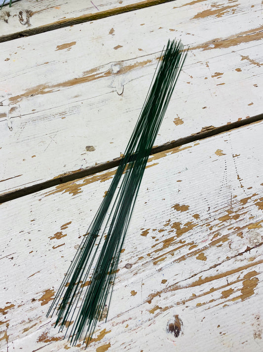 Bloemendraad gelakt, 4mm, 20 stuks, L13cm
